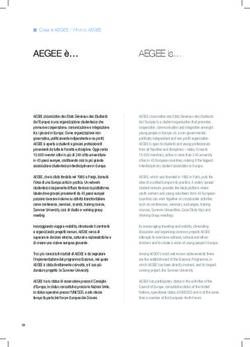 Cosa è AEGEE / What is AEGEE - AEGEE-Salerno Alumni