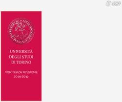 UNIVERSIT&Agrave; DEGLI STUDI DI TORINO - VQR TERZA MISSIONE 2015-2019 - FRIDA UNITO