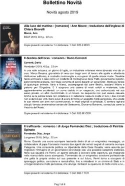 Bollettino Novit&agrave; Novit&agrave; agosto 2019 - Alla luce del mattino : romanzo / Ann Moore ; traduzione dall'inglese di Chiara Brovelli Moore, Ann ...