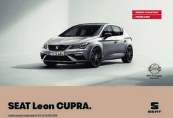 SEAT Leon CUPRA. Listino prezzi valido dal 01.07. al 31.08.2019 - 50% Vantaggio di prezzo