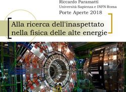 Alla ricerca dell'inaspettato nella fisica delle alte energie - Porte Aperte 2018 Universit&agrave; Sapienza e INFN Roma