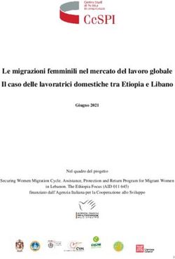 LE MIGRAZIONI FEMMINILI NEL MERCATO DEL LAVORO GLOBALE IL CASO DELLE LAVORATRICI DOMESTICHE TRA ETIOPIA E LIBANO - CESPI