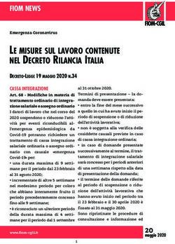LE MISURE SUL LAVORO CONTENUTE NEL DECRETO RILANCIA ITALIA - Fiom ...