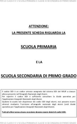 SCUOLA PRIMARIA ATTENZIONE: LA PRESENTE SCHEDA RIGUARDA LA - INVALSI