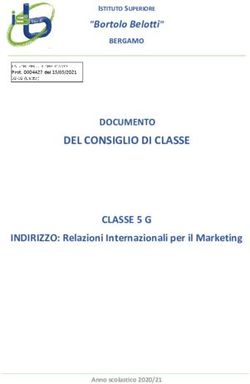 DEL CONSIGLIO DI CLASSE CLASSE 5 G - "Bortolo Belotti" - Istituto Superiore "Bortolo Belotti"