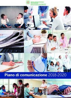 Piano di comunicazione 2018-2020 - AUSL Reggio Emilia