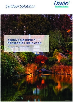 Outdoor Solutions - ACQUA E GIARDINO / DRENAGGIO E IRRIGAZION Nuovi prodotti per il 2021/2022 - OASE