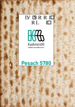Lista prodotti autorizzati - Pesach 5780 - Moked