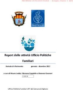 Report delle a vit&agrave; Ufficio Poli che Familiari - Trentino famiglia
