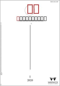P polisemie - I 2020 - University of Warwick