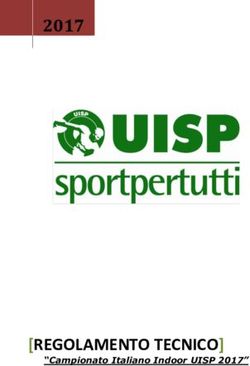 REGOLAMENTO TECNICO 2017 - "Campionato Italiano Indoor UISP 2017" - UISP RC Modellismo dinamico