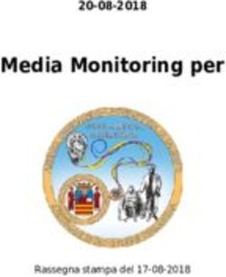 Media Monitoring per 20-08-2018 - Rassegna stampa del 17-08-2018 - Ruggi d'Aragona