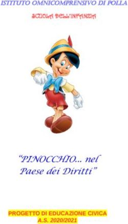 "PINOCCHIO... nel Paese dei Diritti" - PROGETTO DI EDUCAZIONE CIVICA A.S. 2020/2021 - Istituto ...