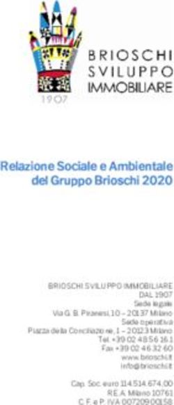 Relazione Sociale e Ambientale del Gruppo Brioschi 2020