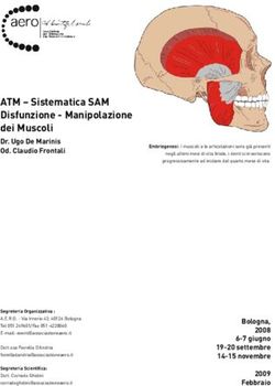 ATM - Sistematica SAM Disfunzione - Manipolazione dei Muscoli