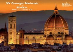 XV Convegno Nazionale - Firenze, 12-14 marzo 2020 - Accademia LIMPE-DISMOV