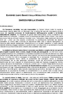 SINTESI PER LA STAMPA - EURISPES: LIBRO BIANCO SULLA MOBILITÀ E I TRASPORTI