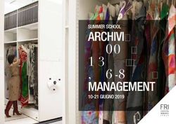 DELLA MODA: HERITAGE ARCHIVI - SUMMER SCHOOL - 10-21 GIUGNO 2019 - Fondazione Fashion ...