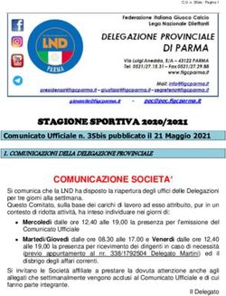 COMUNICAZIONE SOCIETA' - Comunicato Ufficiale n. 35bis pubblicato il 21 Maggio 2021