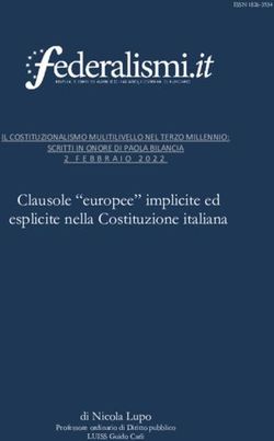 Clausole "europee" implicite ed esplicite nella Costituzione italiana