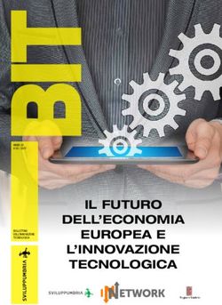 IL FUTURO DELL'ECONOMIA EUROPEA E L'INNOVAZIONE TECNOLOGICA