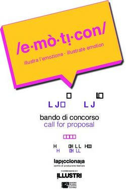 Essere terrestri being earthlings - bando di concorso call for proposal 2019 - illustra l'emozione
