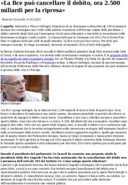 La Bce può cancellare il debito, ora 2.500 miliardi per la ripresa