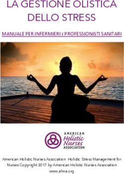 LA GESTIONE OLISTICA DELLO STRESS - MANUALE PER INFERMIERI E PROFESSIONISTI SANITARI - OPI AQ