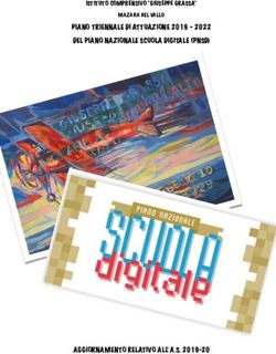 PIANO TRIENNALE DI ATTUAZIONE 2019 - 2022 DEL PIANO NAZIONALE SCUOLA DIGITALE (PNSD) - AGGIORNAMENTO RELATIVO ALL' A.S. 2019-20 - ISTITUTO ...
