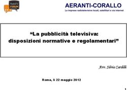 Avv. Silvia Cardilli "La pubblicità televisiva: disposizioni normative e regolamentari"