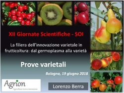 Prove varietali XII Giornate Scientifiche - SOI - Lorenzo Berra - Eufrin