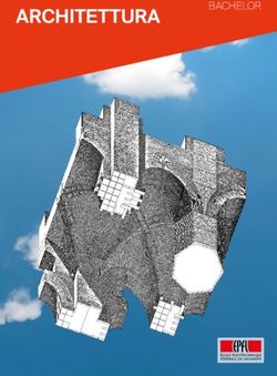 ARCHITETTURA BACHELOR - Bachelor @ EPFL