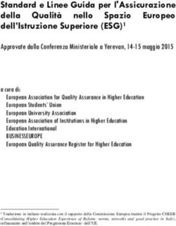 Standard e Linee Guida per l'Assicurazione della Qualit&agrave; nello Spazio Europeo dell'Istruzione Superiore (ESG)1