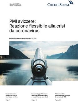 PMI svizzere: Reazione flessibile alla crisi da coronavirus - Credit Suisse