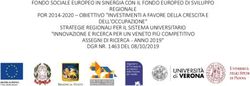FONDO SOCIALE EUROPEO IN SINERGIA CON IL FONDO EUROPEO DI SVILUPPO REGIONALE POR 2014-2020 - OBIETTIVO "INVESTIMENTI A FAVORE DELLA CRESCITA E ...
