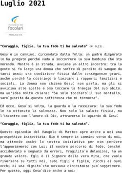 Luglio 2021 - Focolari Italia