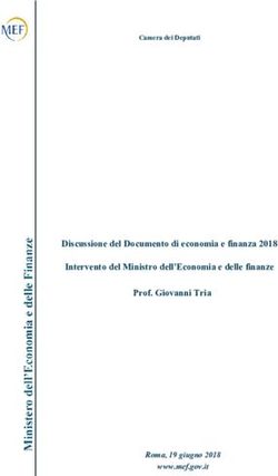 Discussione del Documento di economia e finanza 2018 Intervento del Ministro dell'Economia e delle finanze Prof. Giovanni Tria - Roma, 19 giugno ...