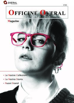 OFFICINE OVERAL Magazine - Le Nostre Collezioni La Nostra Storia Nuovi Brand - SILMO Paris