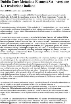 Dublin Core Metadata Element Set - versione 1.1: traduzione italiana