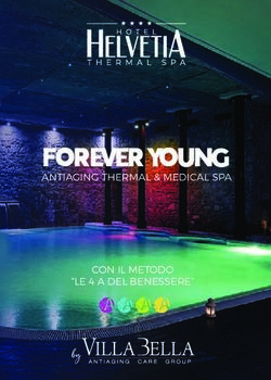 FOREVER YOUNG ANTIAGING THERMAL & MEDICAL SPA CON IL METODO "LE 4 A DEL BENESSERE" - Antiaging Care Group