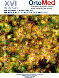 CONGRESSO XVI FAD SINCRONA 9 - 11 DICEMBRE 2021 FAD ASINCRONA 15 DICEMBRE 2021 - 14 DICEMBRE 2022 - Societ&agrave; Italiana di Endocrinologia