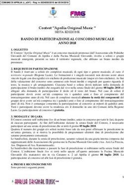 Contest ''Aprilia Original Music '' - Comune di Rignano Flaminio