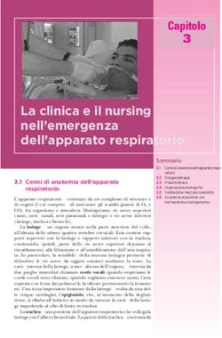 La clinica e il nursing nell'emergenza dell'apparato respiratorio