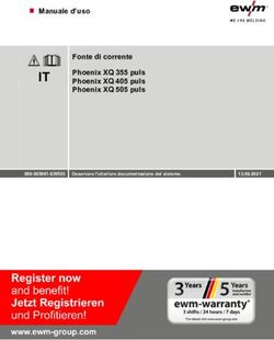 IT Manuale d'uso Fonte di corrente Phoenix XQ 355 puls Phoenix XQ 405 puls Phoenix XQ 505 puls - EWM Online-Shop