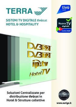 SISTEMI TV DIGITALE tivùsat - HOTEL & HOSPITALITY - Soluzioni Centralizzate per distribuzione tivùsat in Hotel & Strutture collettive