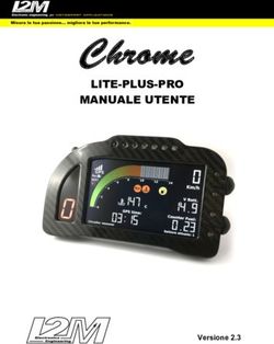 Chrome LITE-PLUS-PRO MANUALE UTENTE - Versione 2.3 - I2M