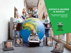 AIUTACI A SALVARE IL MONDO - NOI, I RAGAZZI DI PLANT-FOR-THE-PLANET CHILDREN INITIATIVE, VOGLIAMO COLLA-BORARE CON TE.