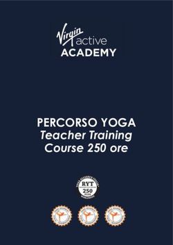 PERCORSO YOGA Teacher Training Course 250 ore - Virgin ...
