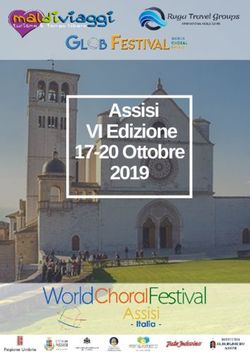 Assisi VI Edizione 17-20 Ottobre 2019 - Festival Internazionale