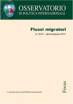 Nn. 20-21 - gennaio/giugno 2015 - Parlamento Italiano